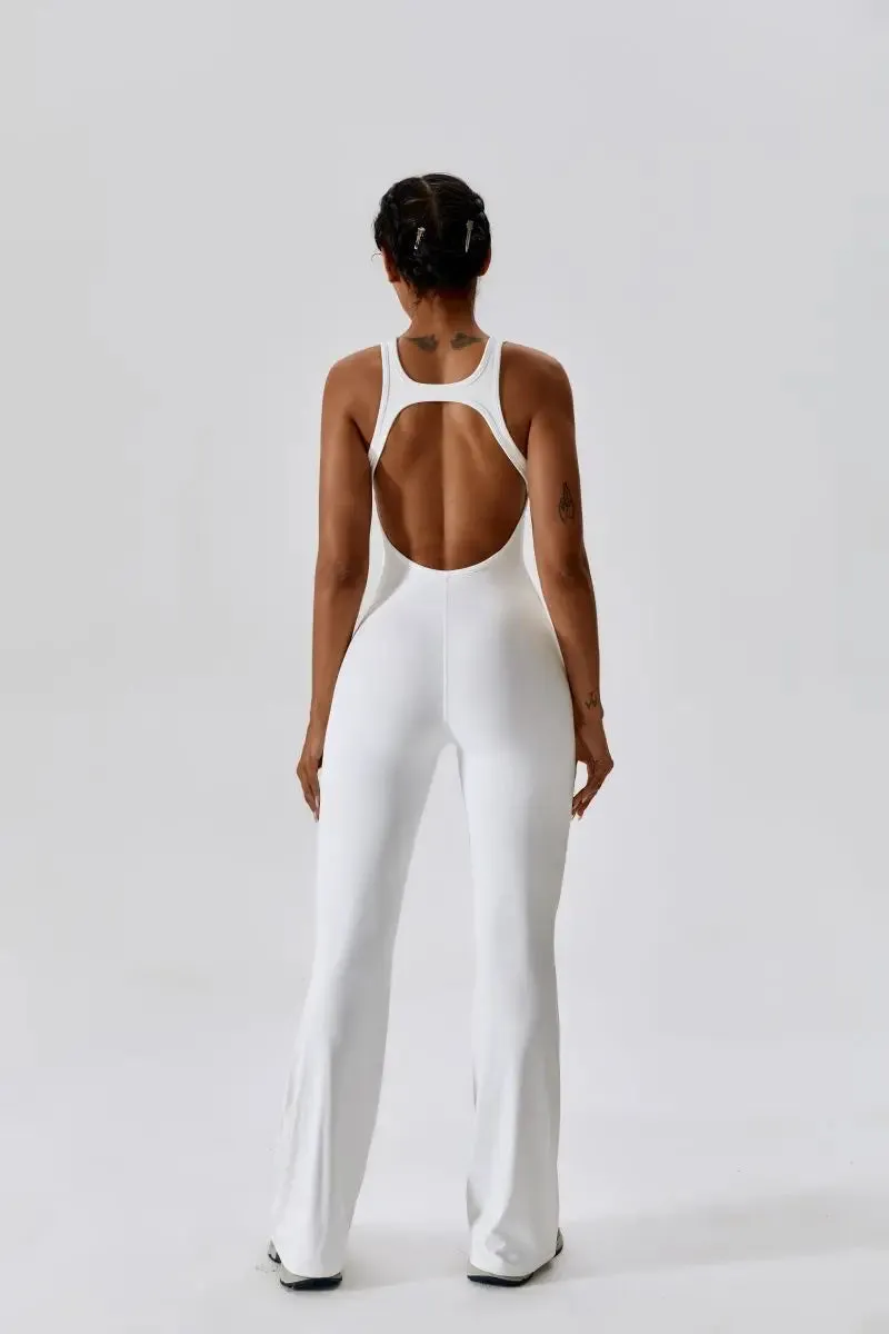 Elegant Sport Yoga Workout Jumpsuit