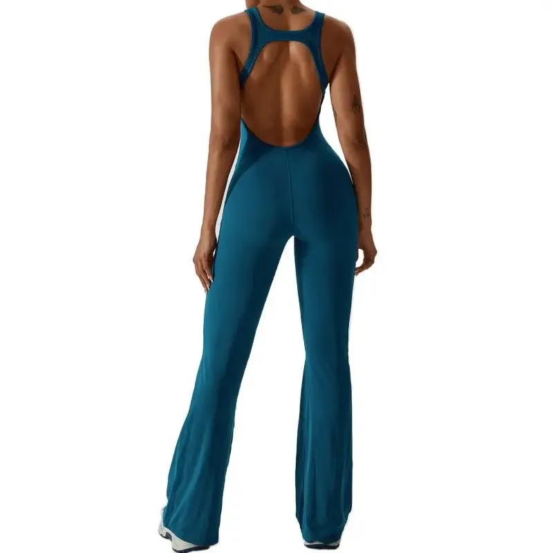 Elegant Sport Yoga Workout Jumpsuit