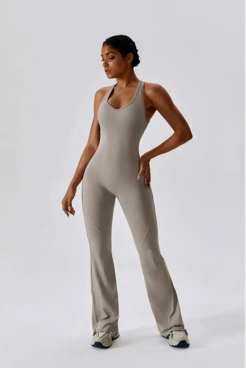 Elegant Sport Yoga Workout Jumpsuit