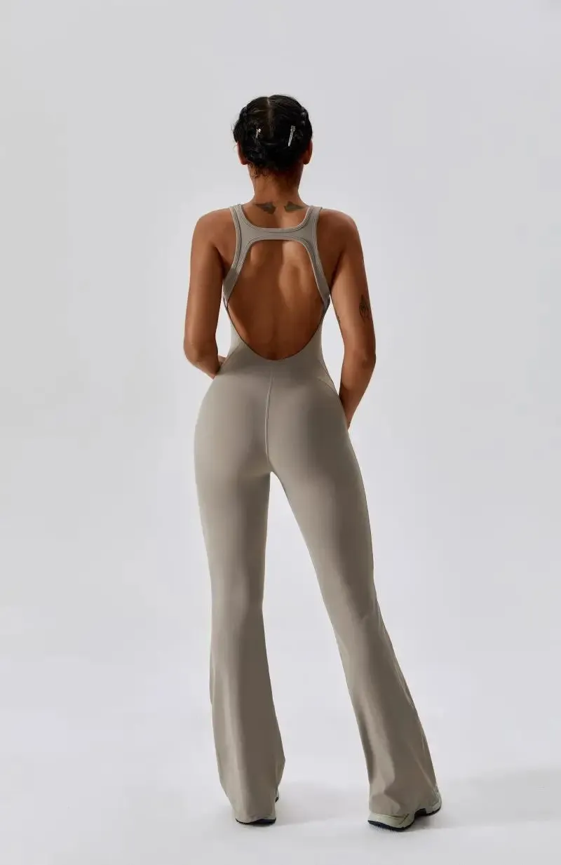Elegant Sport Yoga Workout Jumpsuit