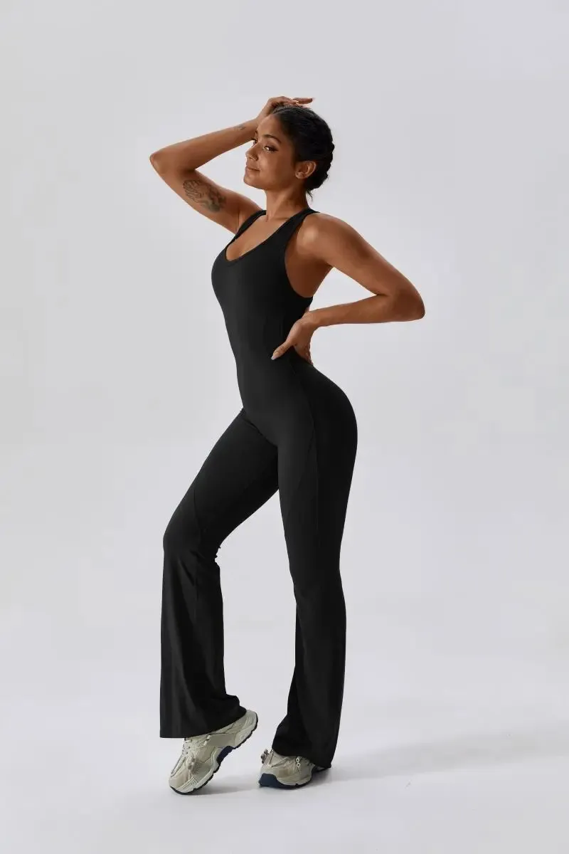 Elegant Sport Yoga Workout Jumpsuit
