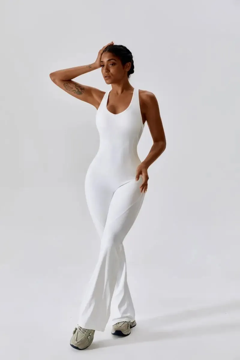 Elegant Sport Yoga Workout Jumpsuit