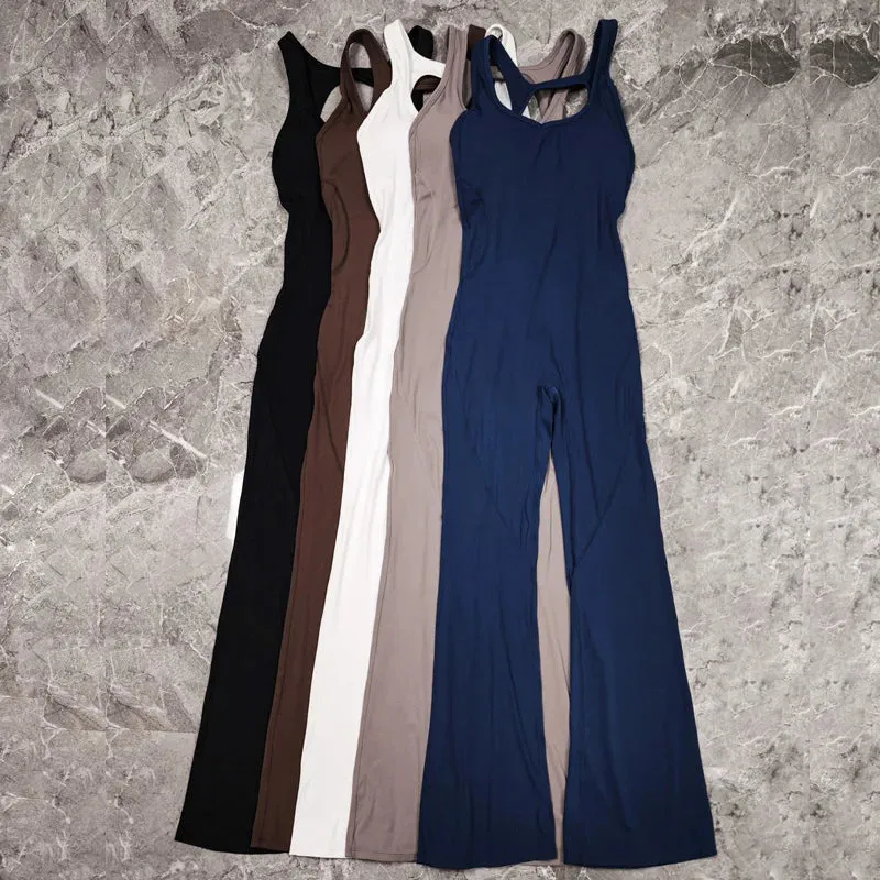 Elegant Sport Yoga Workout Jumpsuit