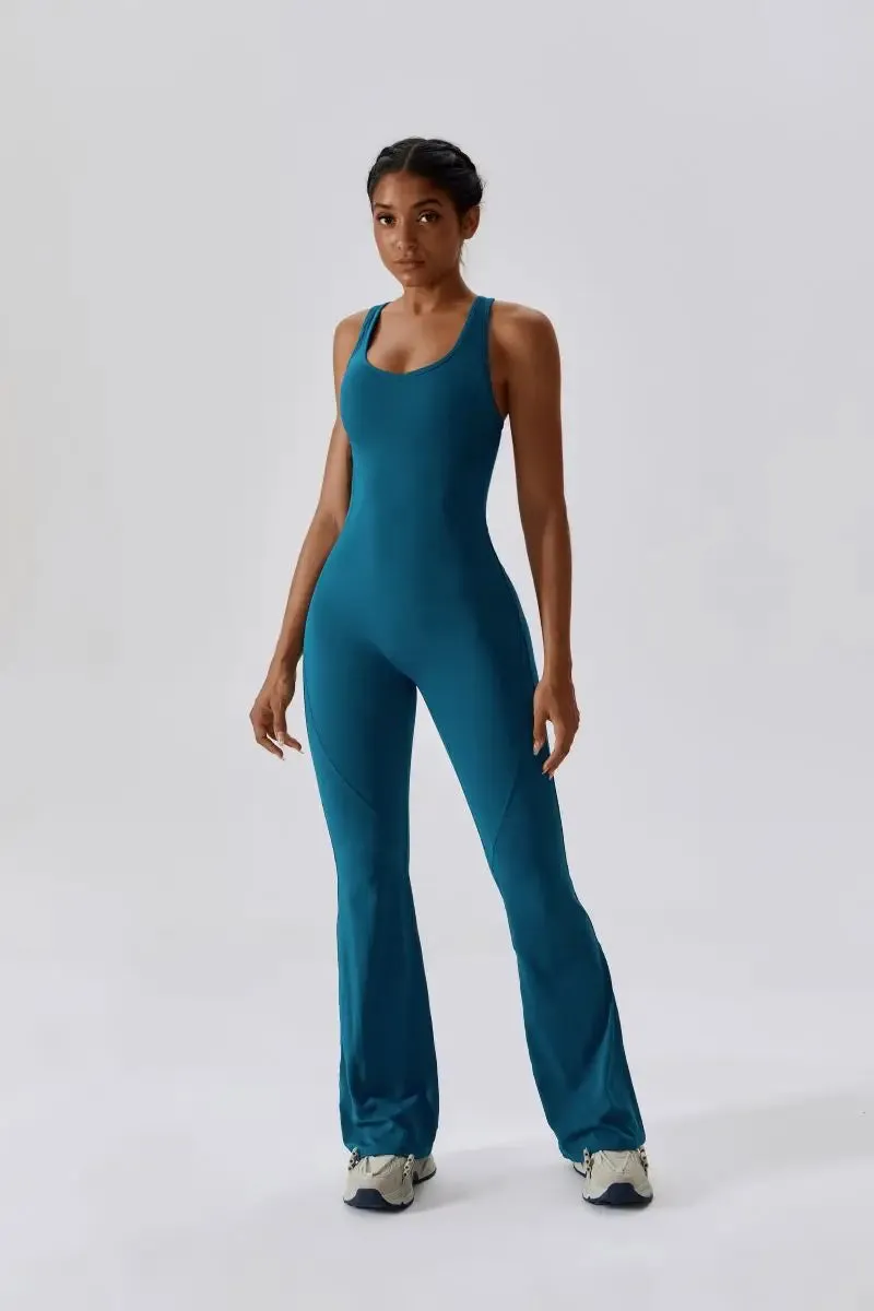 Elegant Sport Yoga Workout Jumpsuit