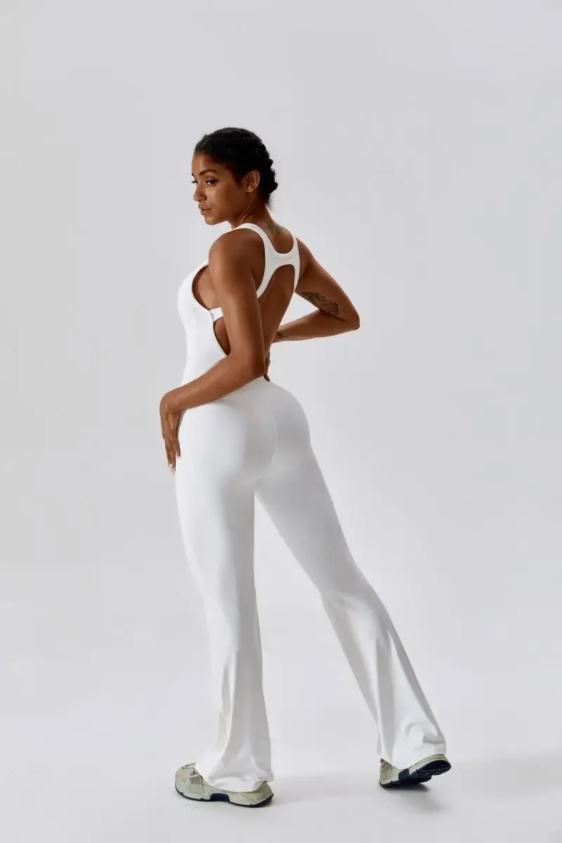 Elegant Sport Yoga Workout Jumpsuit