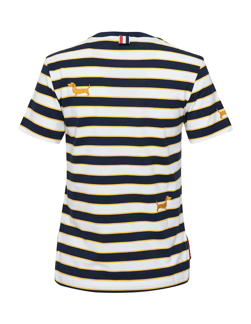 Embroidered Hector Icons Rep Stripe Tee