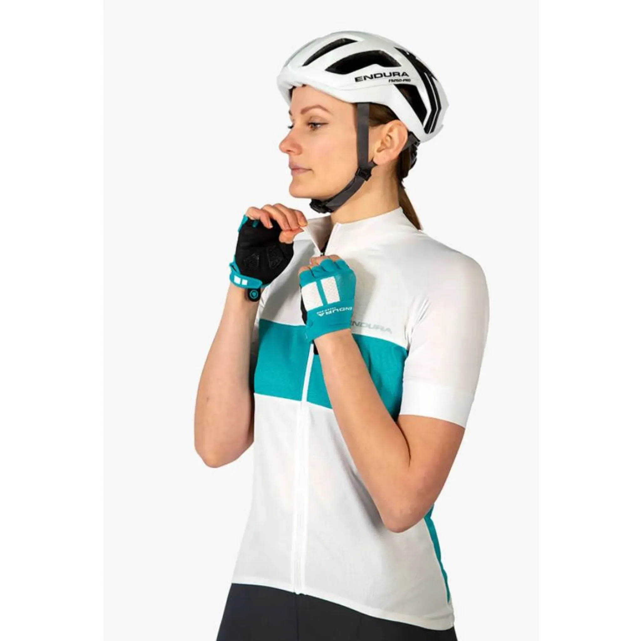 Endura Women's FS260-Pro Short Sleeve Jersey White