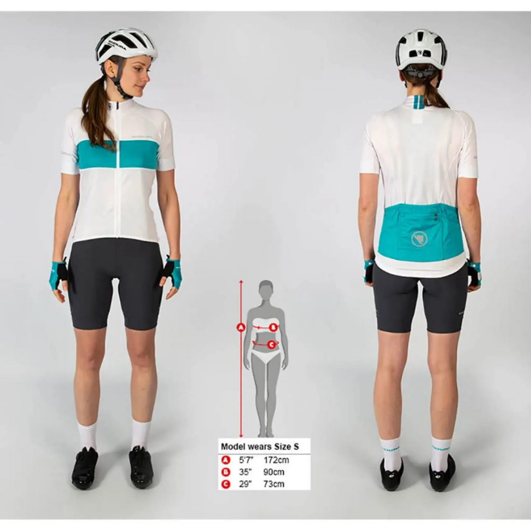 Endura Women's FS260-Pro Short Sleeve Jersey White