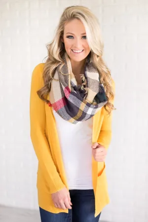 Essential Yellow Cardigan