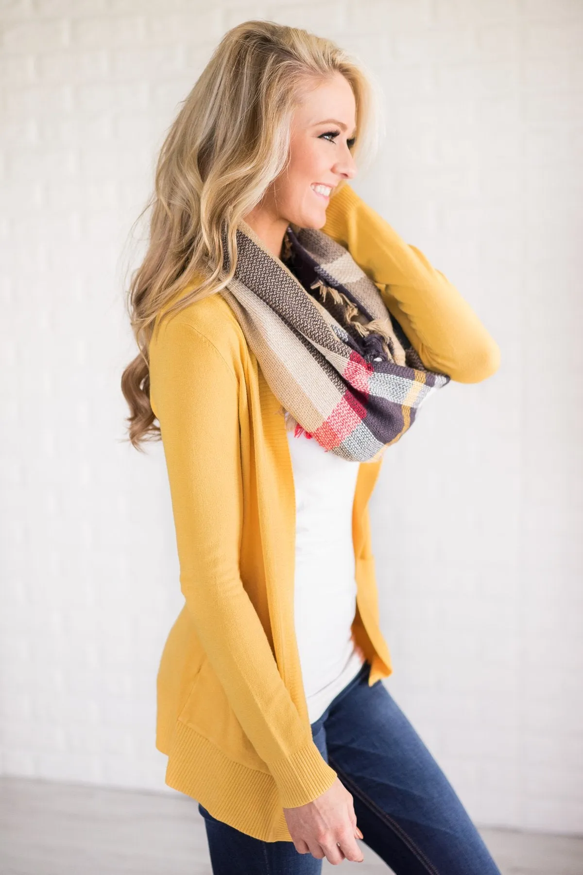Essential Yellow Cardigan