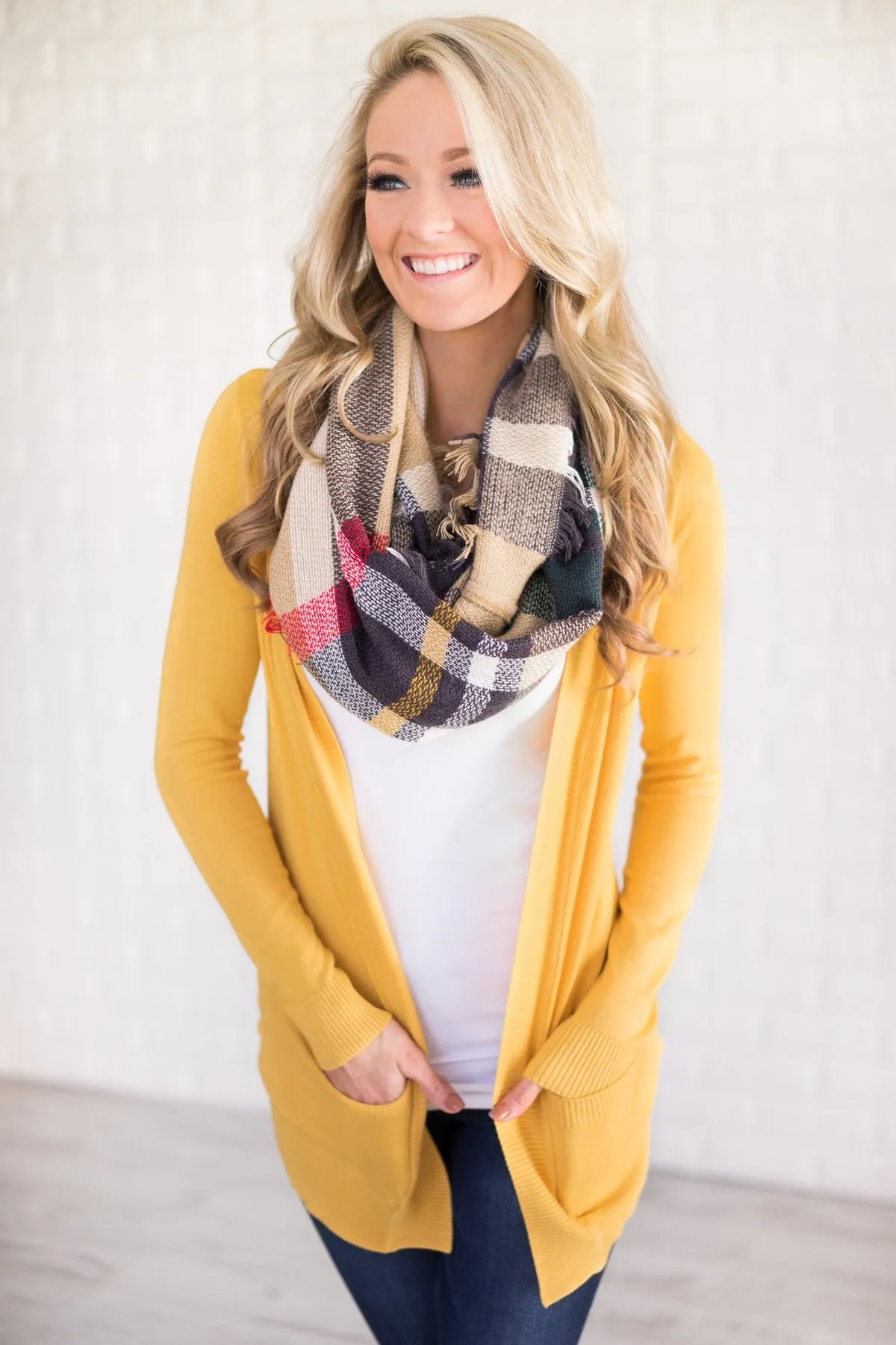 Essential Yellow Cardigan