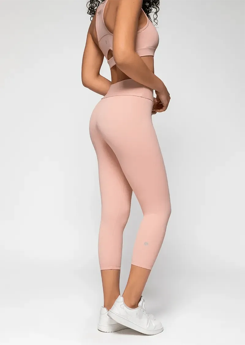 Essentials Mid Calf Legging - Yogurt