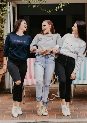Exhale Yoga Pullover Sweat Top