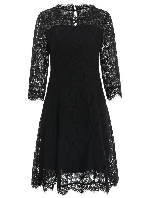 Fabulous Trapeze A Line Dress
