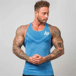 fashion brand bodybuilding tank top tank top muscle Breathable quick-drying men sleeveless vest