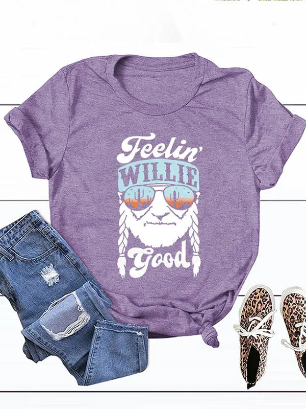 Feelin Willie Good Mom Graphic Tee