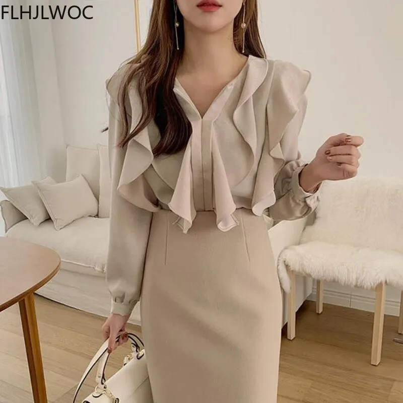 Female Korea Chic Tops Blusas Women