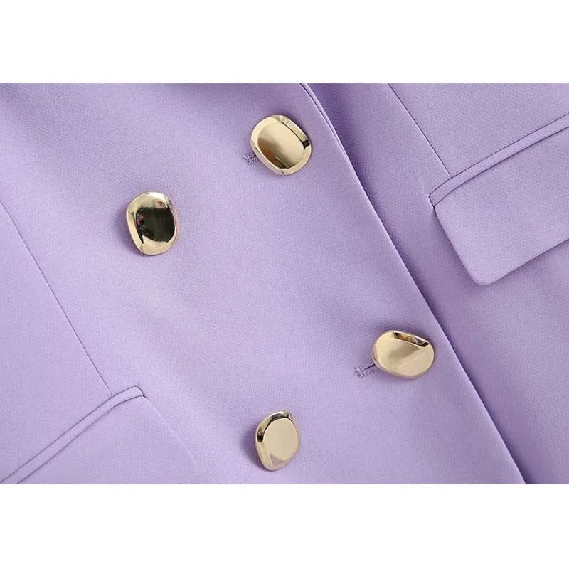 Flap Pockets Outerwear Chic Tops