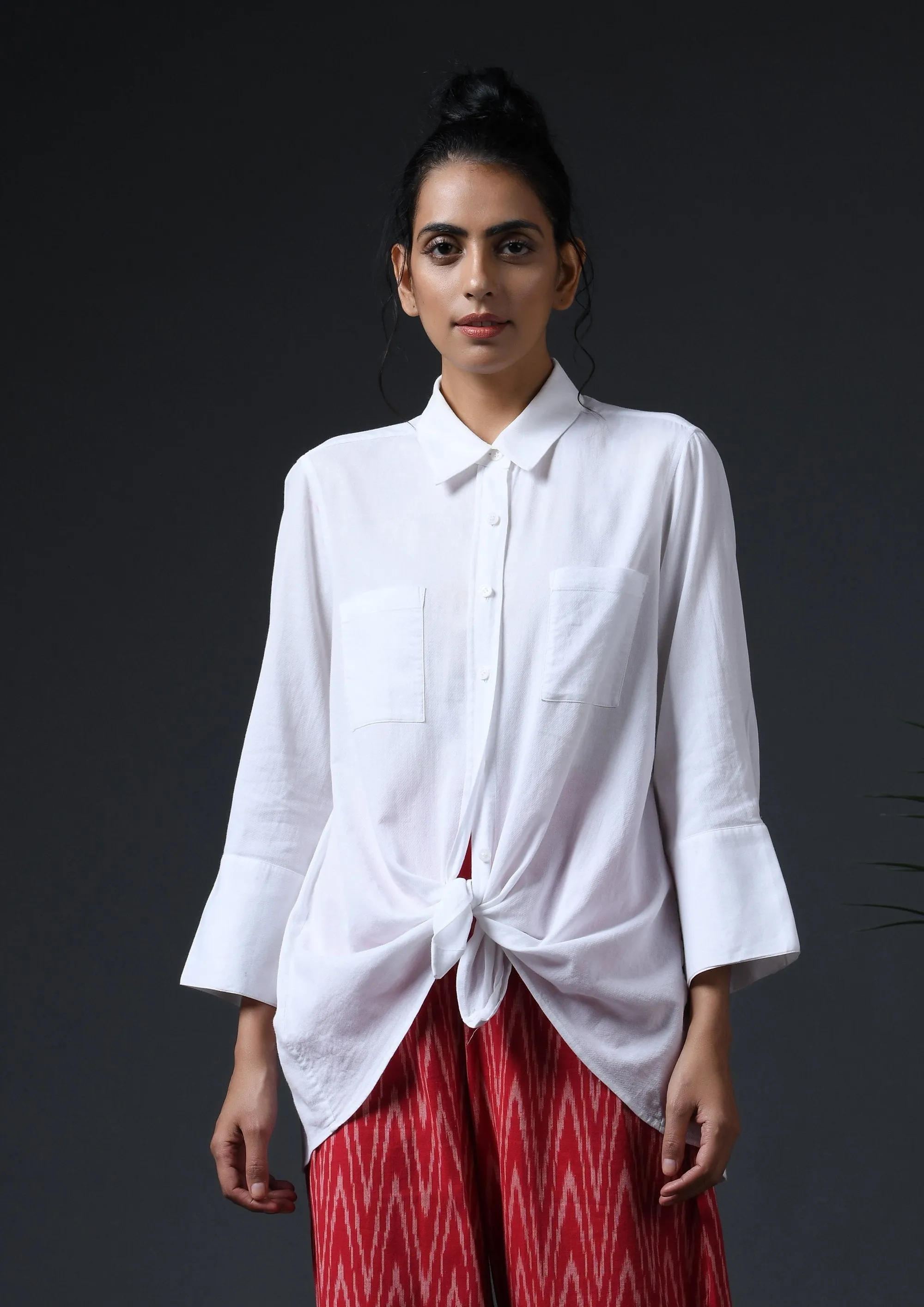 FLARE BLOUSE