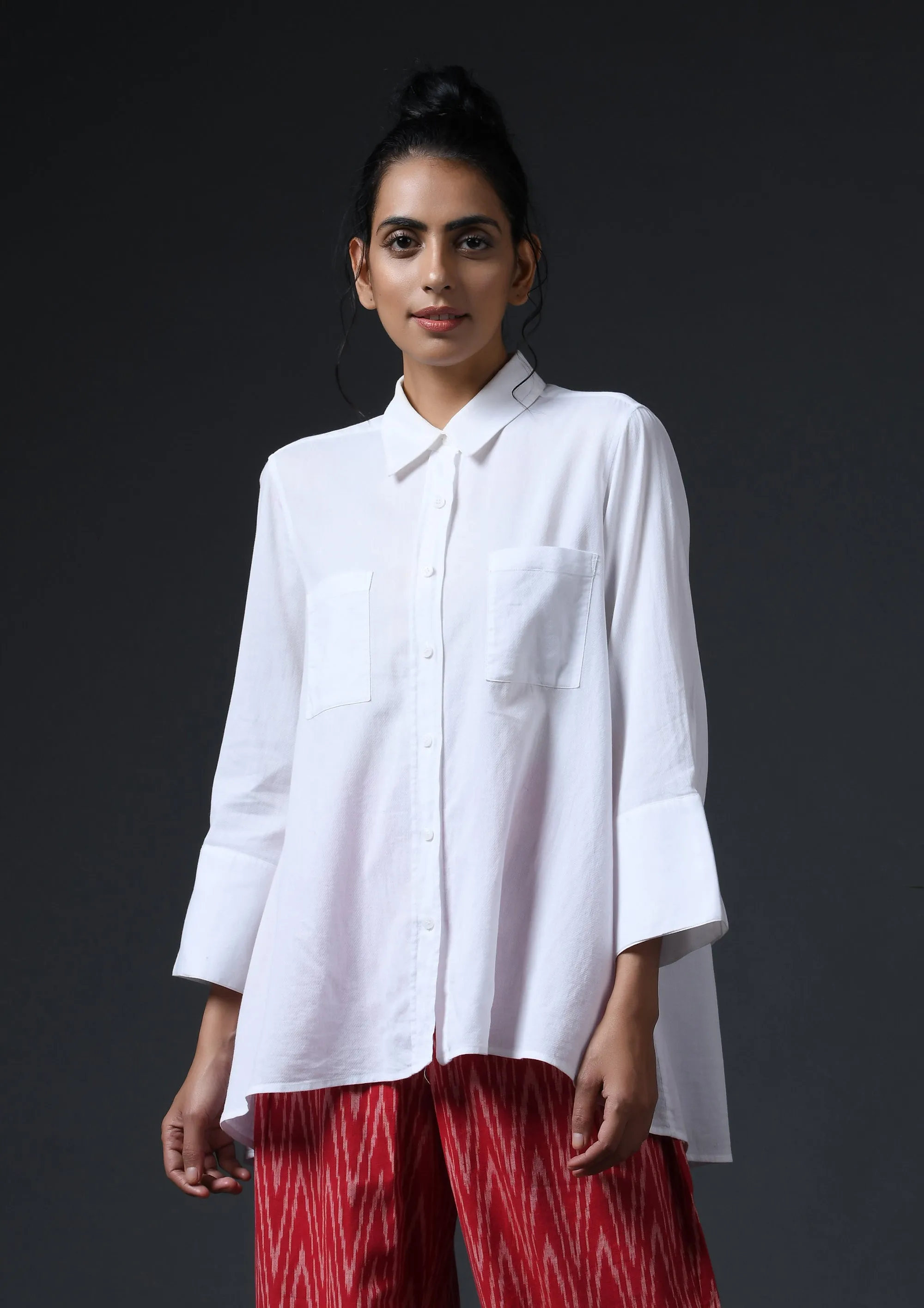 FLARE BLOUSE