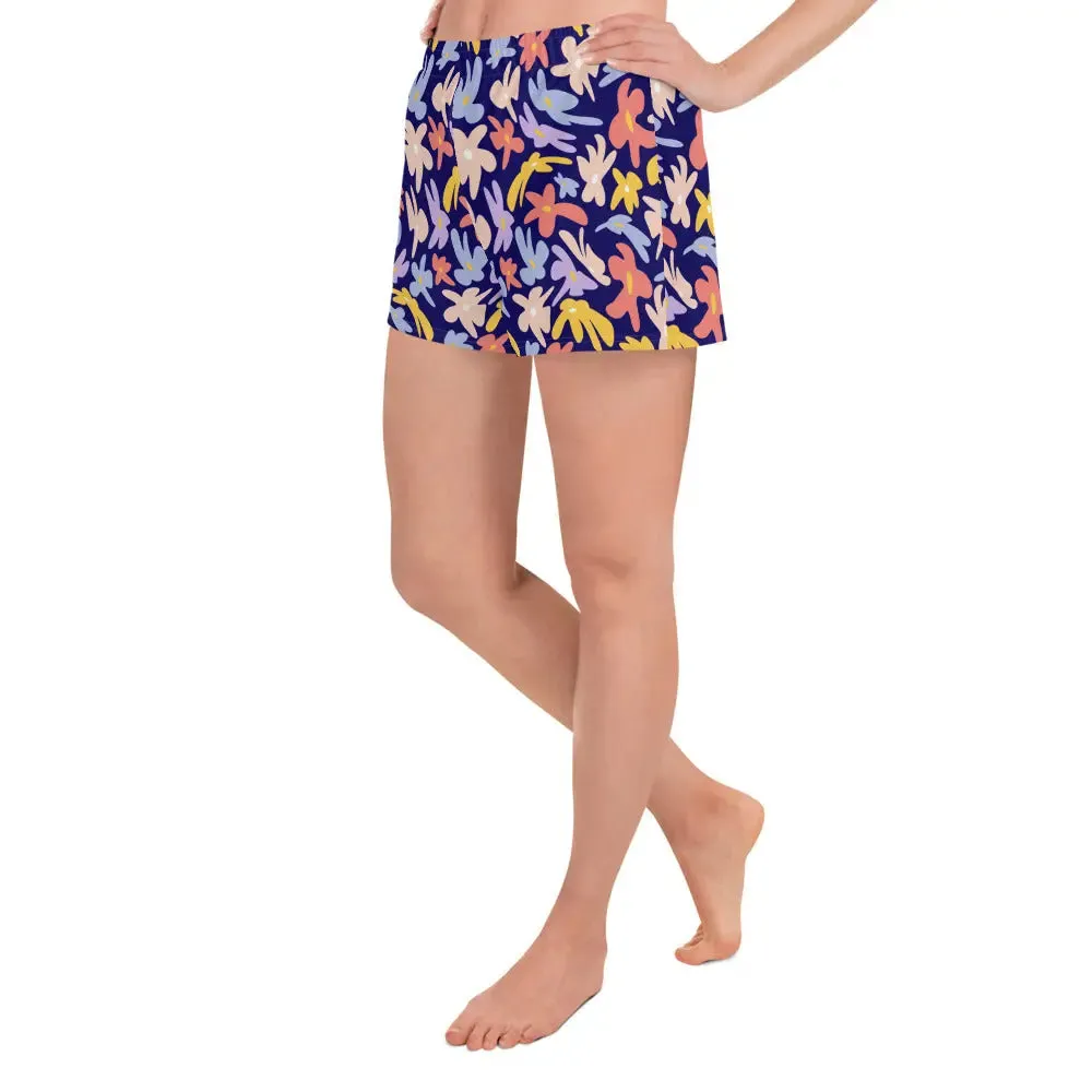 Floral Recycled Athletic Shorts