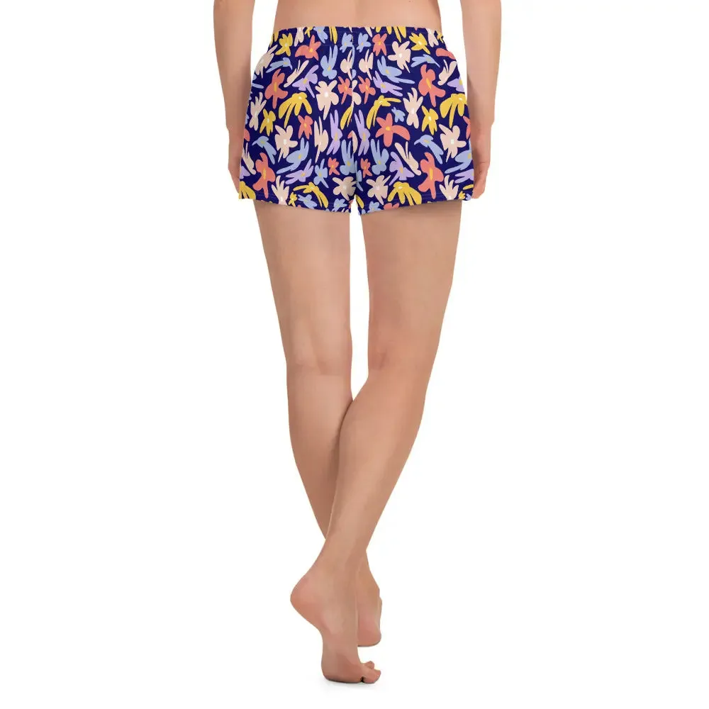 Floral Recycled Athletic Shorts