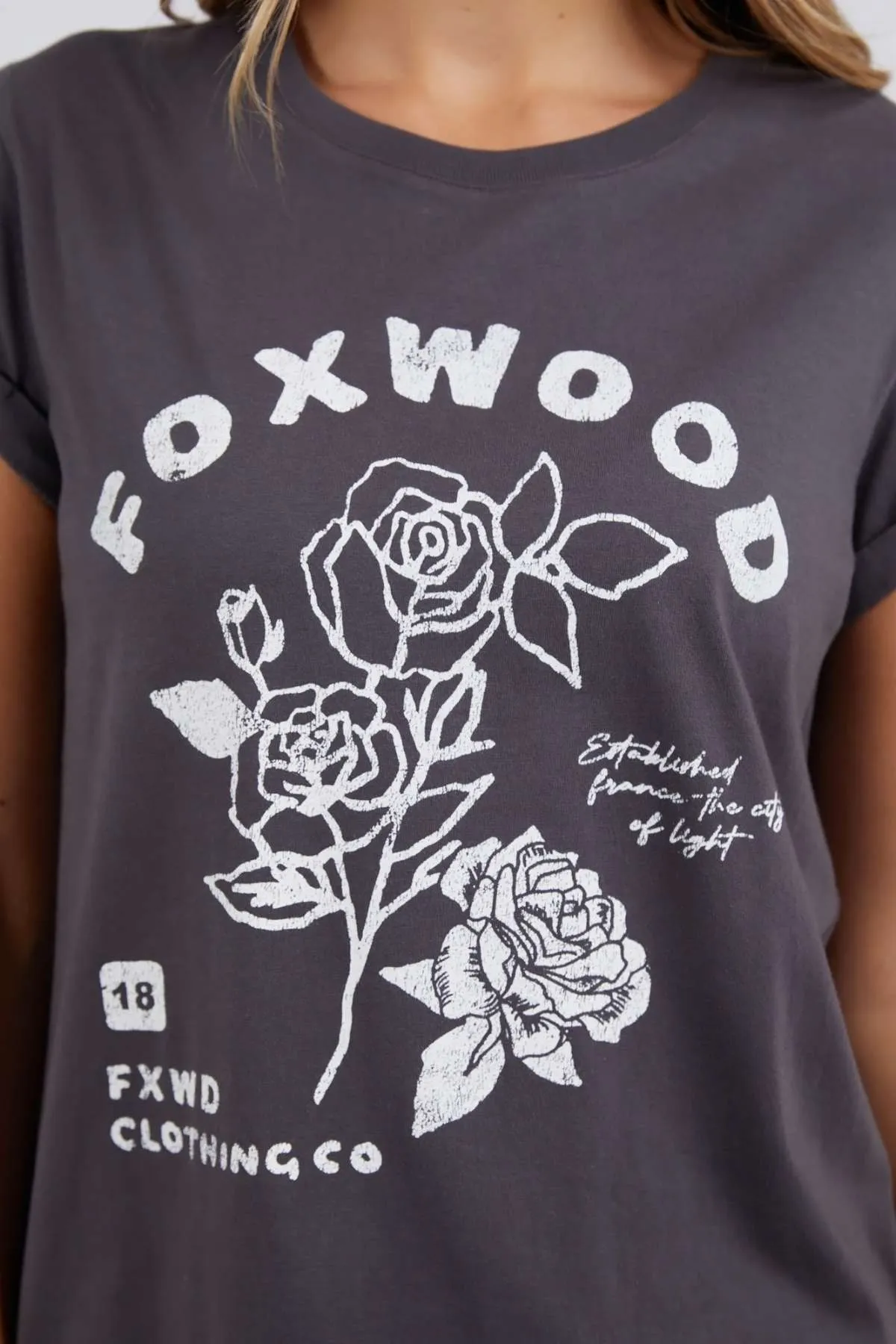 Foxwood Rosette Tee