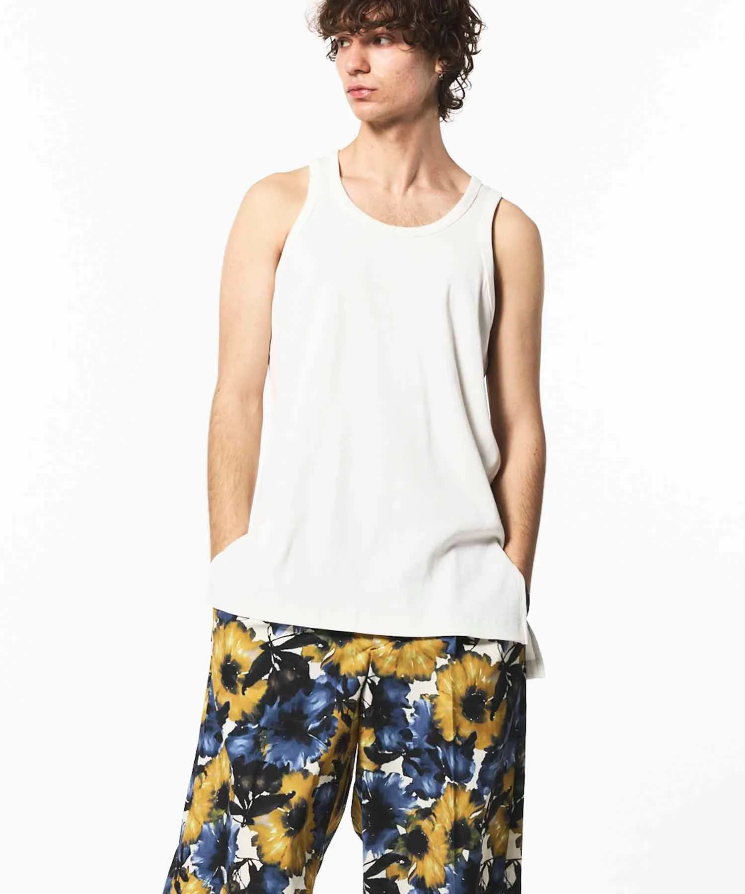 Fraise Layered Square Tank Top