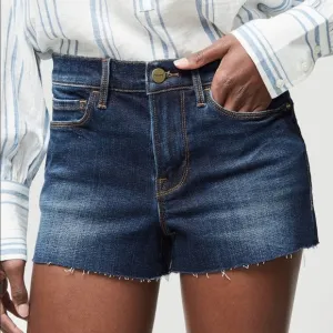 FRAME Le Cut Off Raw Edge Shorts in Astor Size 25