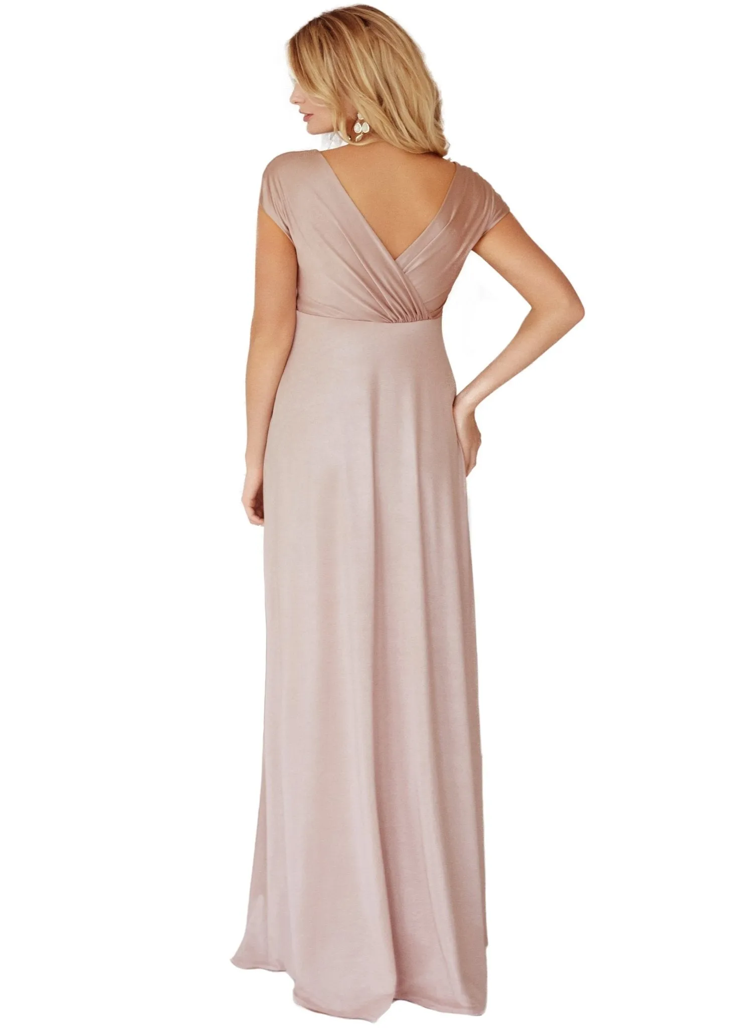 Francesca Maternity Maxi Dress - Blush