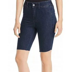 Free People So Chic Denim Biker Shorts