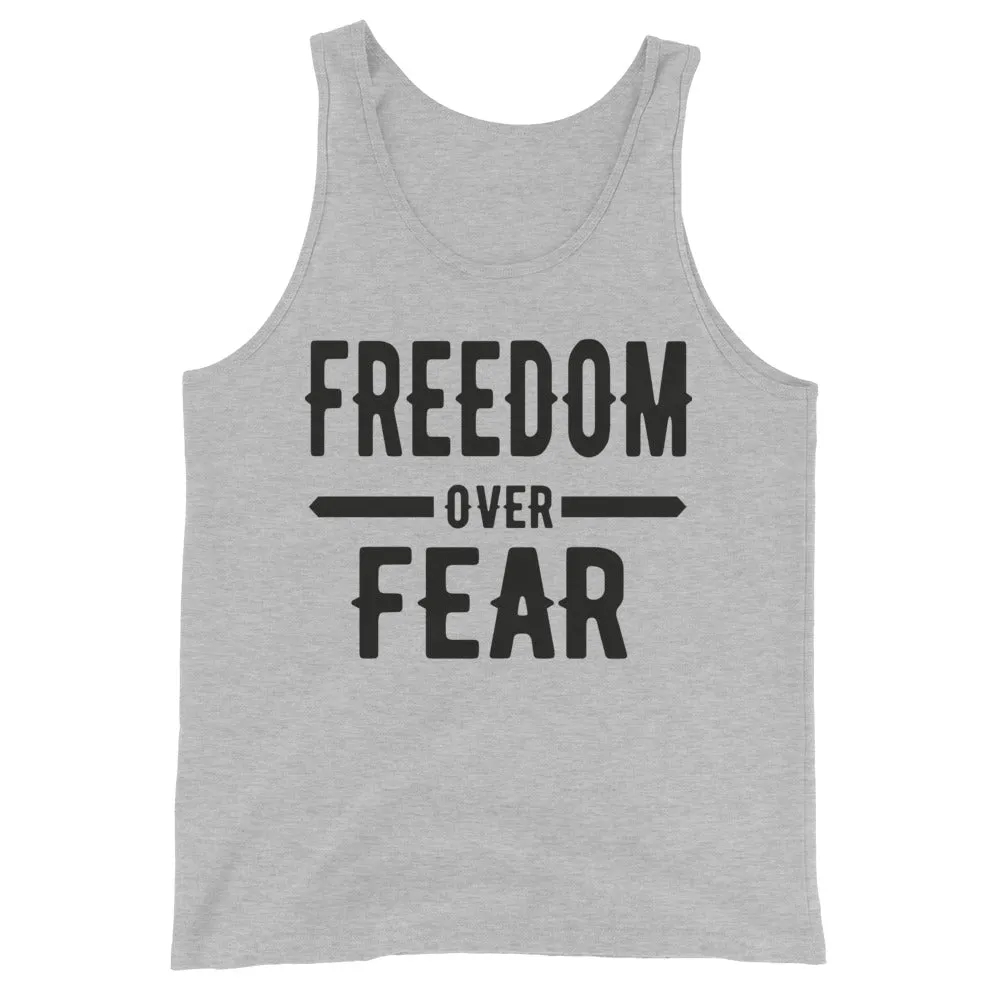 Freedom over Fear Unisex Tank Top
