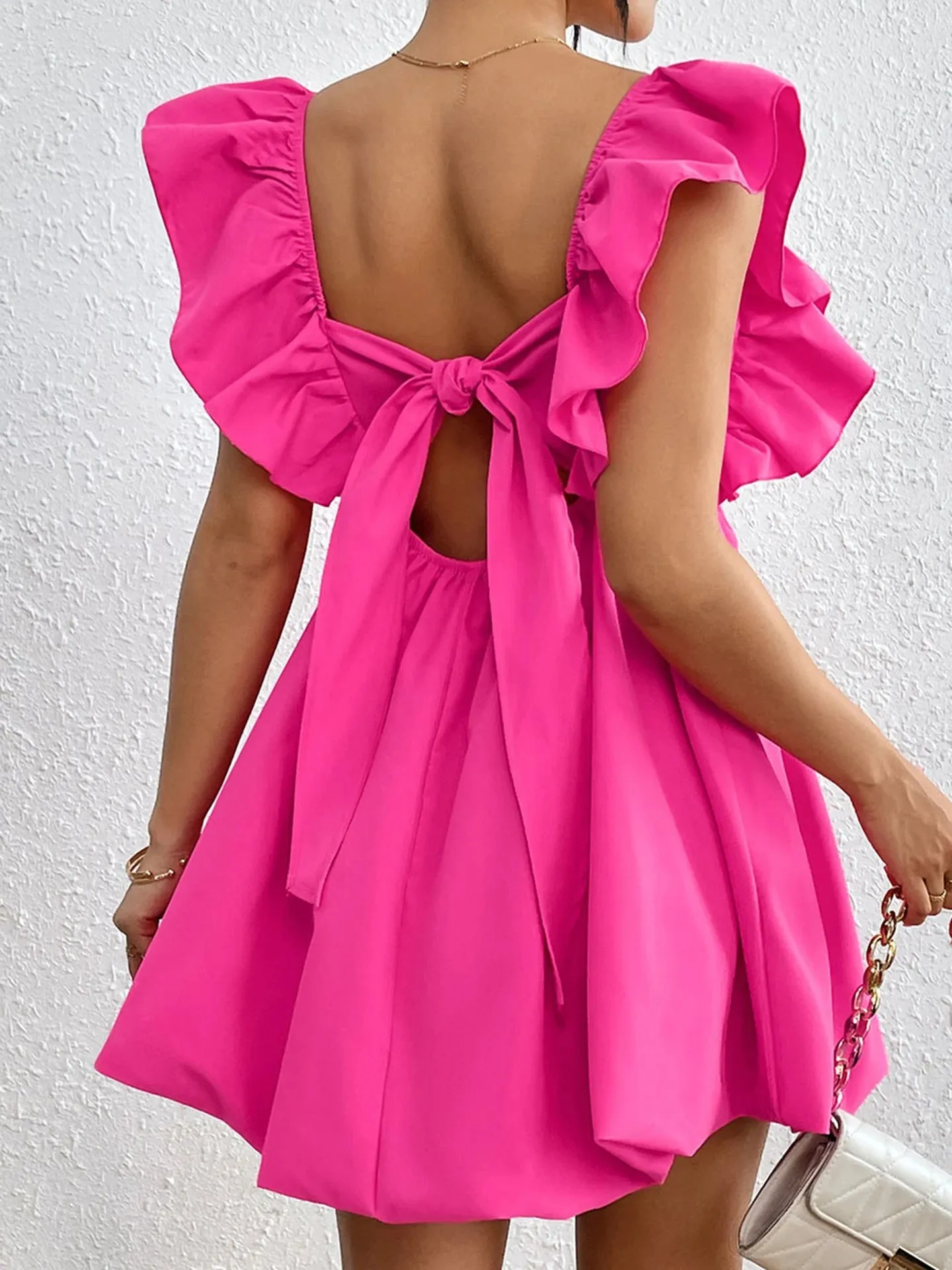 Frilled A-Line Dress