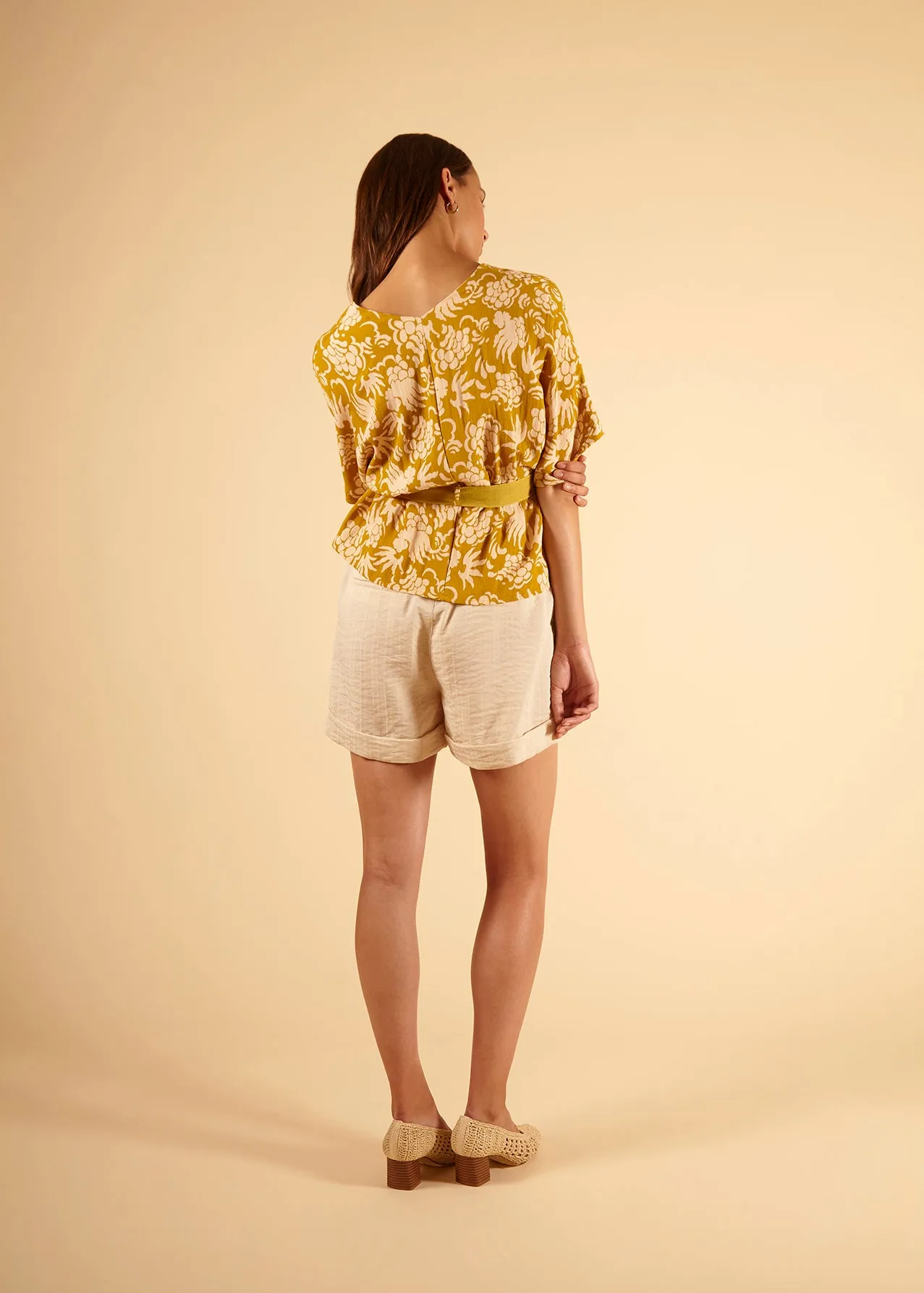 Frnch Carminda Top (Olive) - FINAL SALE
