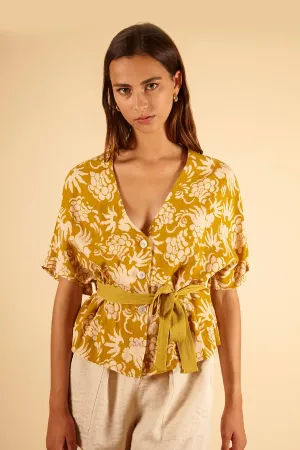 Frnch Carminda Top (Olive) - FINAL SALE