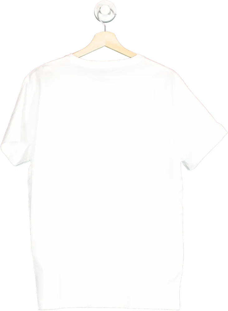 GANT White Embroidered Logo SS T-Shirt SIZE XXL