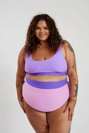 Gia Bikini Top Curve - Lilac Crystal