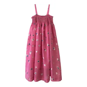 Girls Jamila Long Dress - Azelia Pink