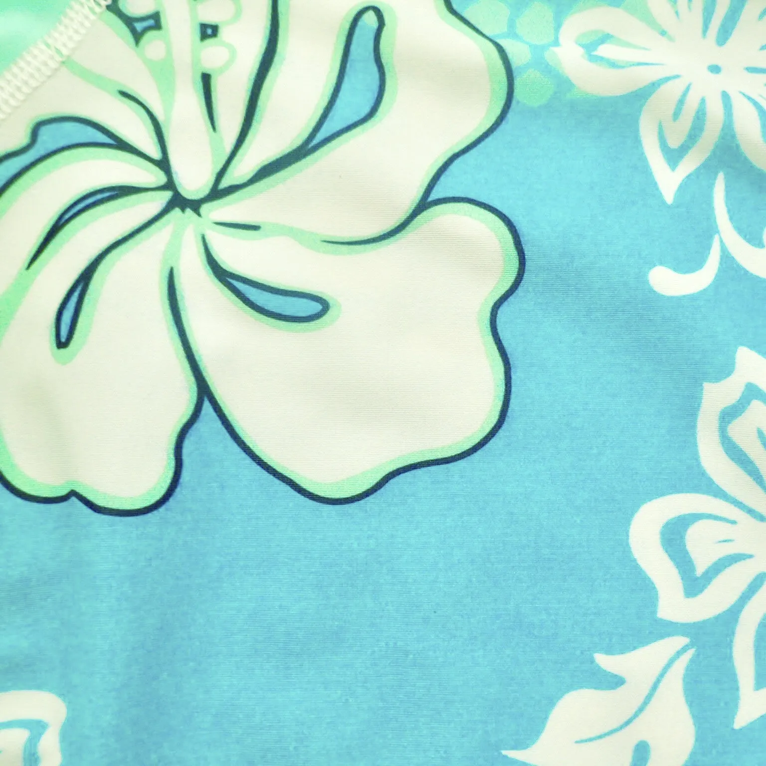 Girls Long Sleeve Rashguard and Shorts - Bora Bora