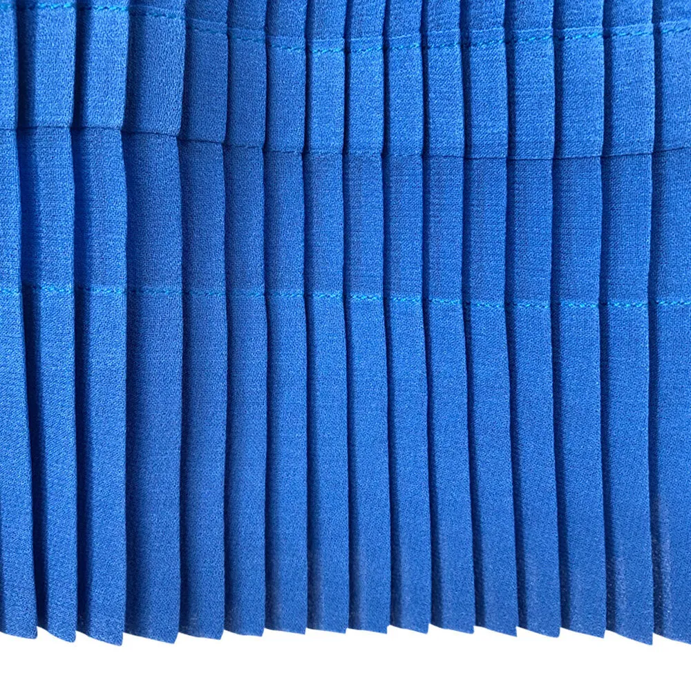 Girls Maryam Pleated Dress - Palace Blue