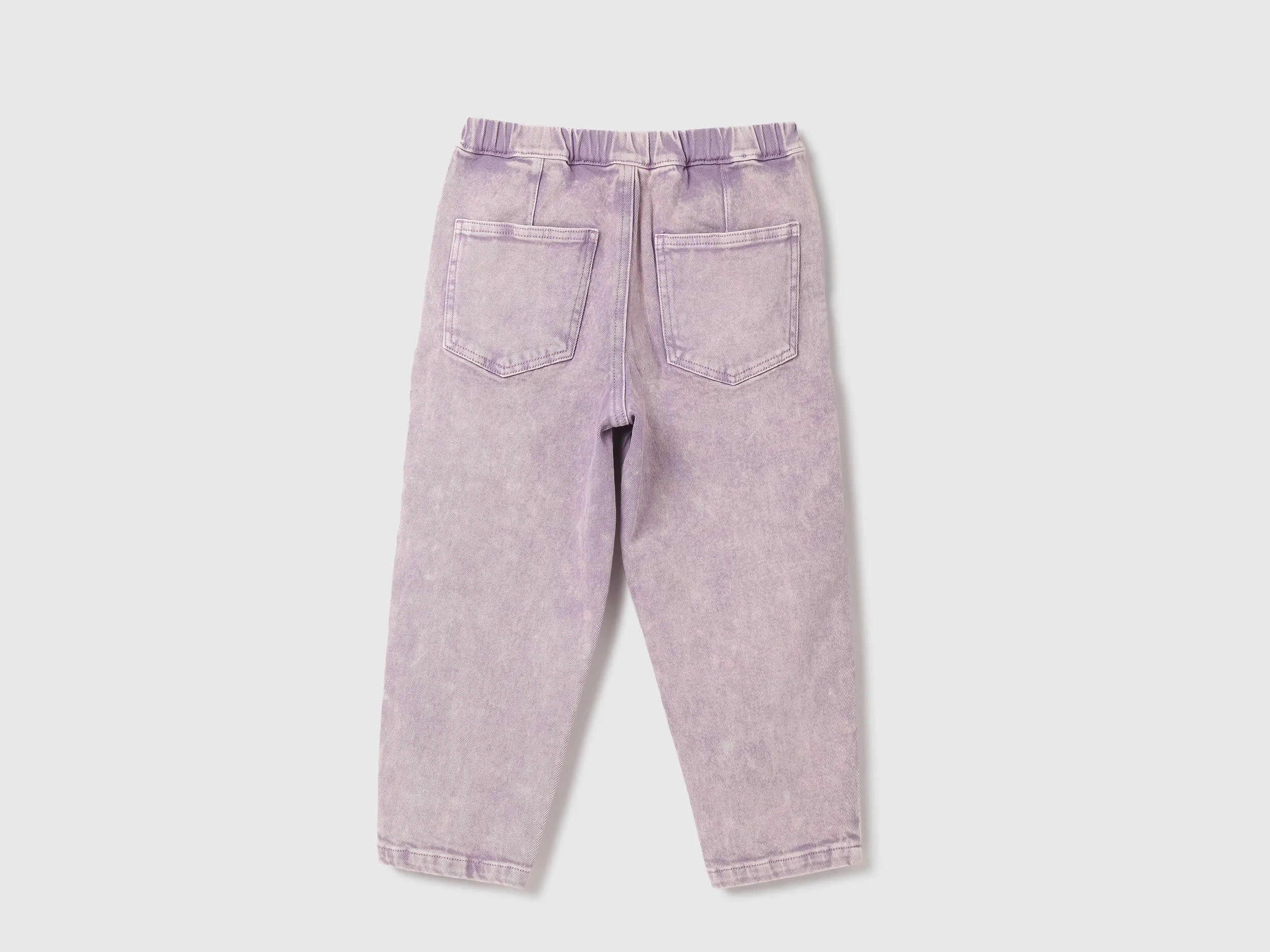 Girls Solid Balloon Fit Jeans