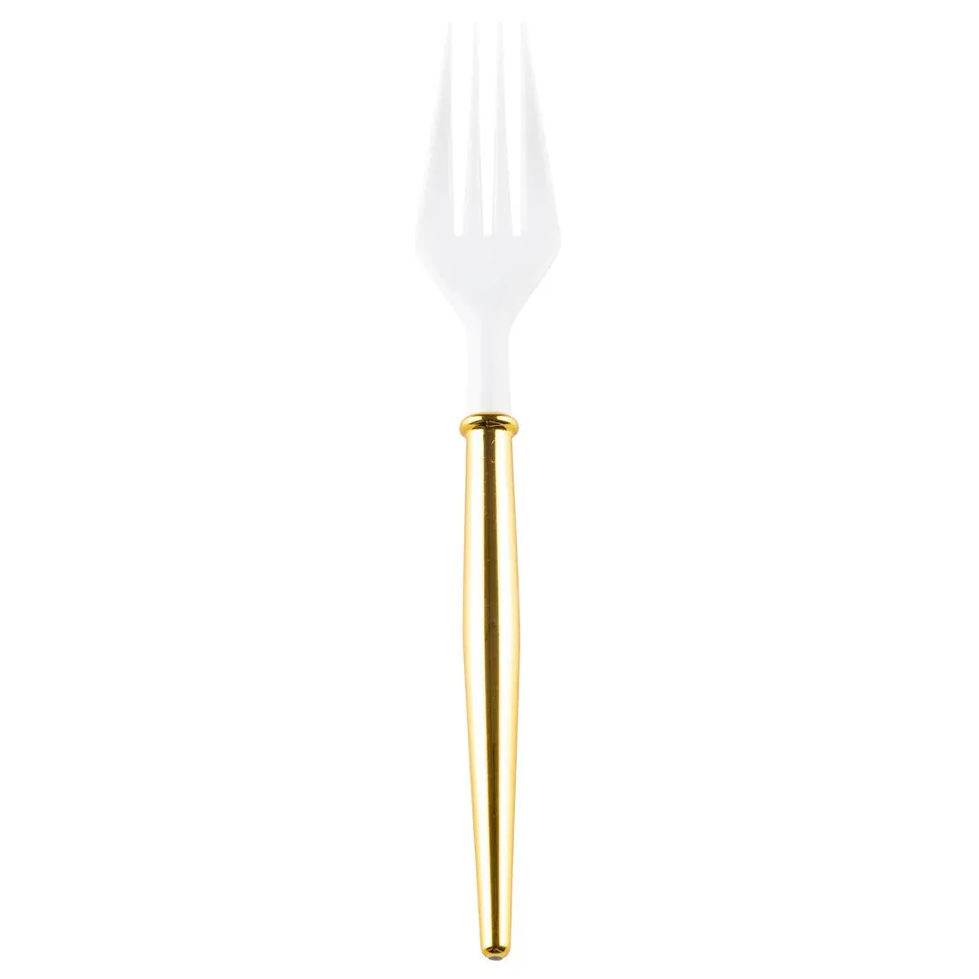 Gold Bella Plastic Cocktail Forks (20 pc.)