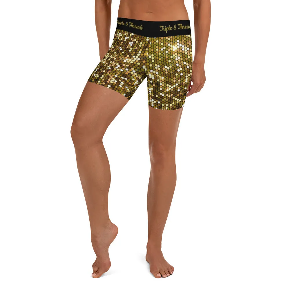 Gold Coruscate Shorts
