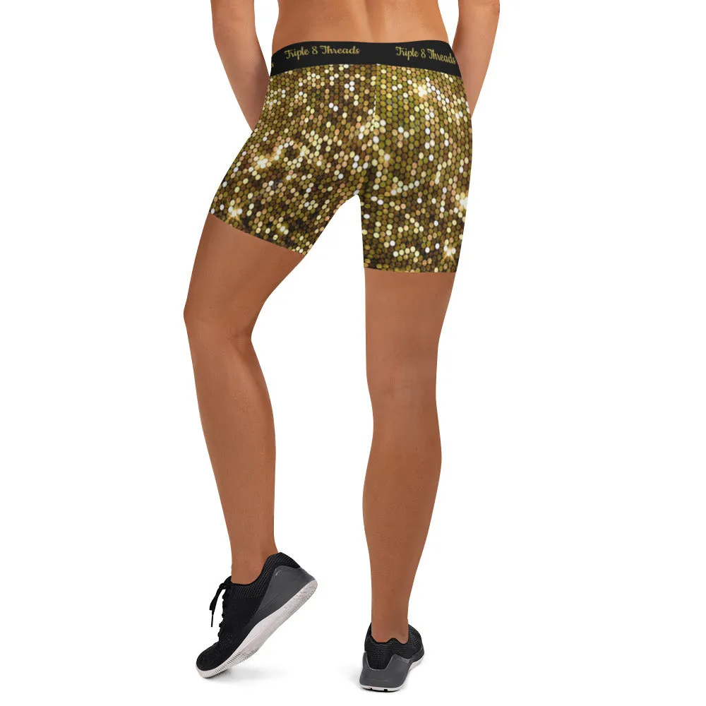 Gold Coruscate Shorts