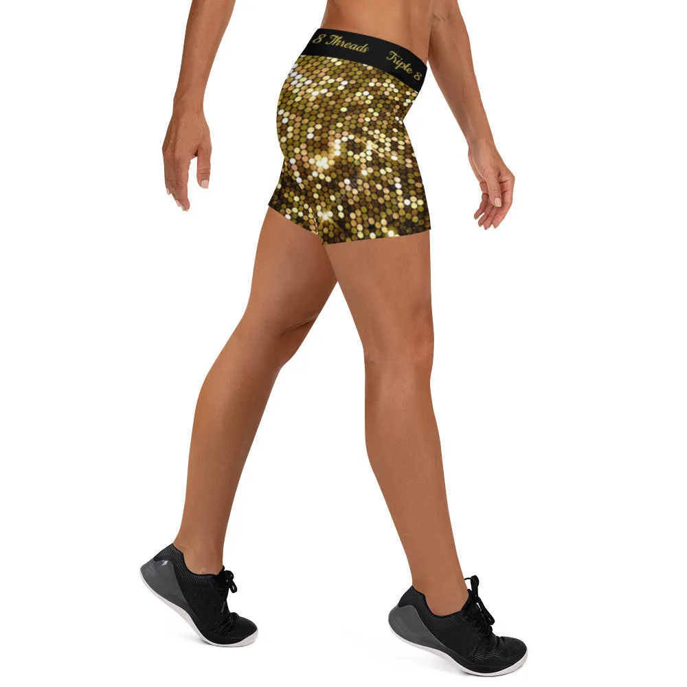 Gold Coruscate Shorts