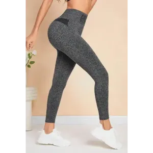 Gray High Waist Active Gym Leggings
