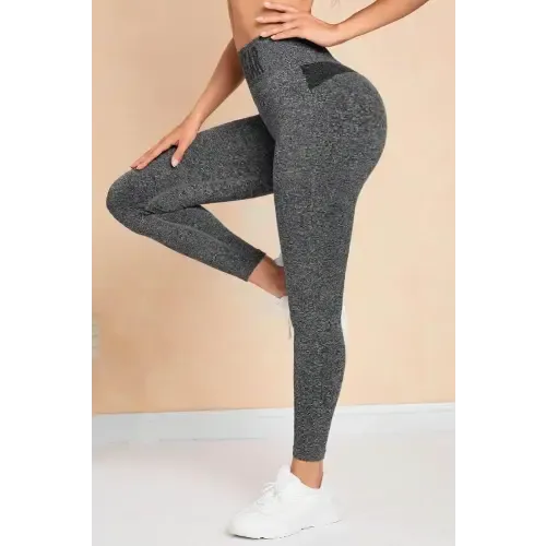 Gray High Waist Active Gym Leggings