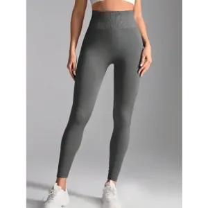 Gray High Waist Gym Leggings