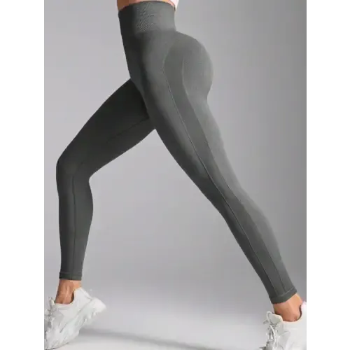 Gray High Waist Gym Leggings