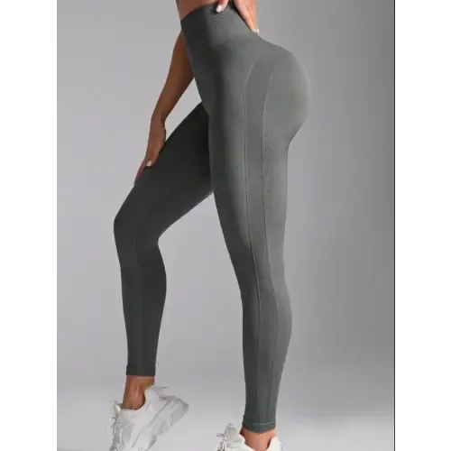 Gray High Waist Gym Leggings